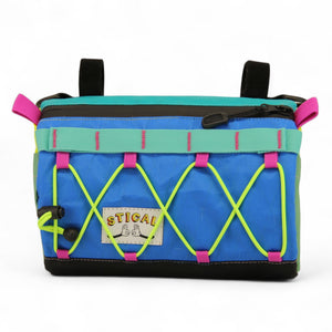 Torba na kierownicę STICAL - front niebieski blue, X-Pac, widok z przodu